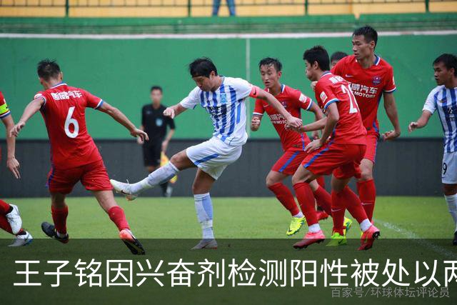 王子铭因兴奋剂检测阳性被处以两年禁赛